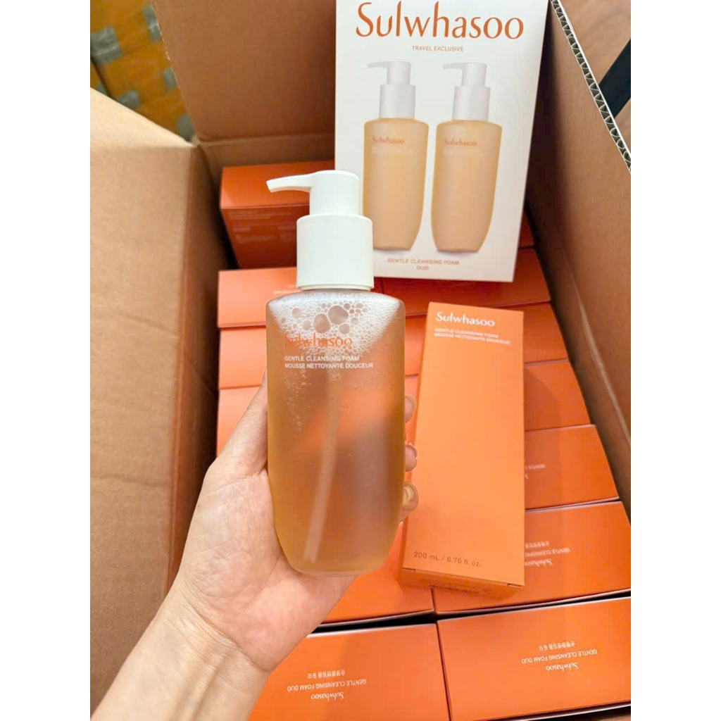 Sữa Rửa Mặt Tạo Bọt Dưỡng Ẩm Làm Sạch Dịu Nhẹ Sulwhasoo Gentle Cleansing Foam 200ml