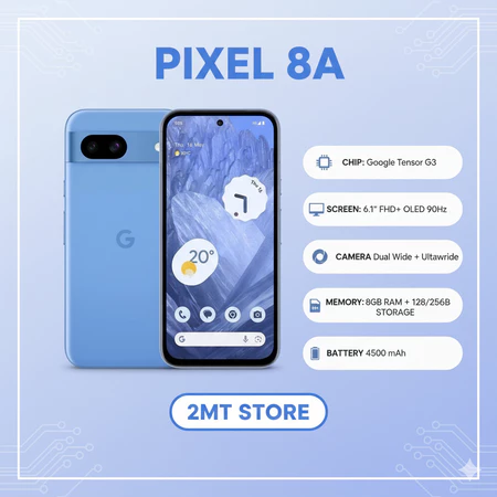 Điện Thoại Google Pixel 8A Quốc Tế Like New 8/128G Tần Số Quét 120hz