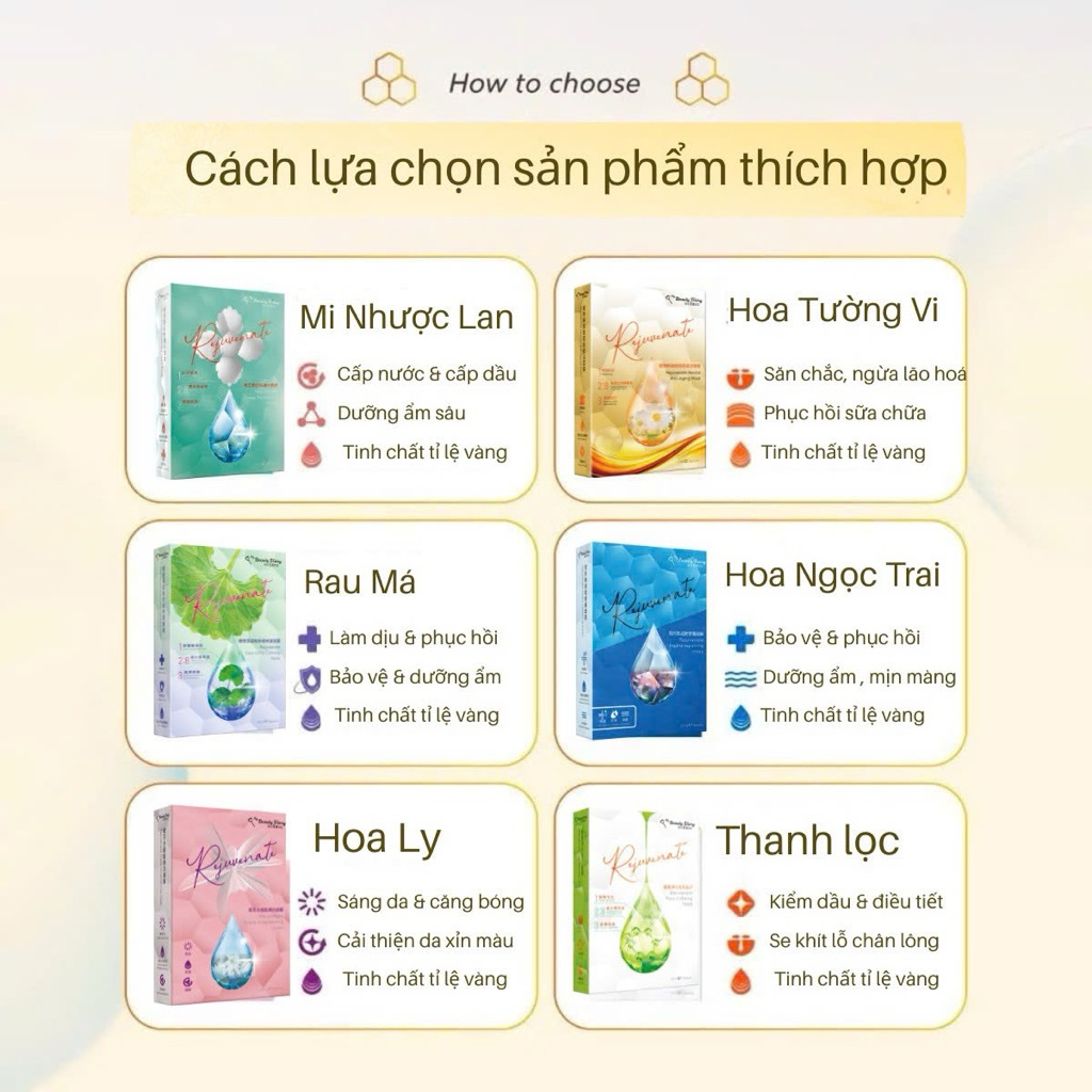 Hộp 5 miếng My Beauty Diary Mask - Đài Loan phiên bản cao cấp trẻ hoá da với chiết xuất thực vật quý hiếm