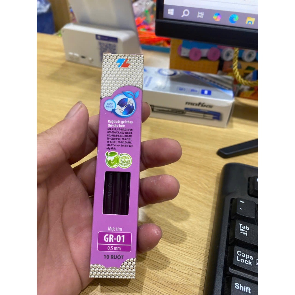 Ruột bút Gel Thiên Long GR-01 nét nhỏ