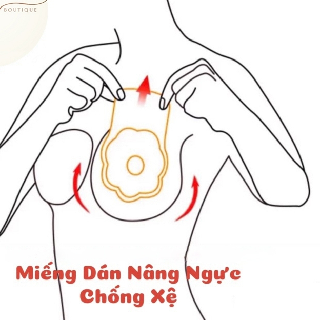 [Peinn] Miếng dán ti nâng ngực, miếng dán kéo nâng ngực che đầu ti - HT020