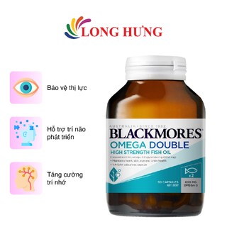 Viên uống Blackmores Omega Double High Strength Fish Oil hỗ trợ tim mạch (90 viên)