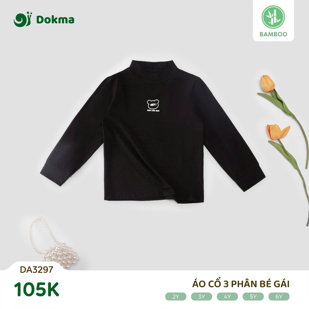 (11-22kg, 2-6Y) Áo Cổ 3 Phân, Áo Mặc Lót Trong Cho Bé DOKMA DA1905 DA3297 DA2408 DA1158