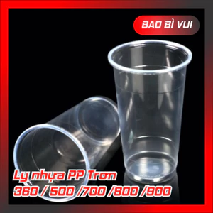 Ly nhựa PP tiện dụng 360/ 500/ 650/ 800/ 900ml - BAO BÌ VUI