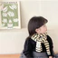 Set khăn + mũ bé Hànn Xẻnggg 2 màu đen/ be