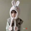 Mũ lông thú ấm áp cho bé - Bộ mũ và khăn cổ tay hình mèo siêu dễ thương 🥰