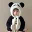 Mũ lông thú ấm áp cho bé - Bộ mũ và khăn cổ tay hình mèo siêu dễ thương 🥰