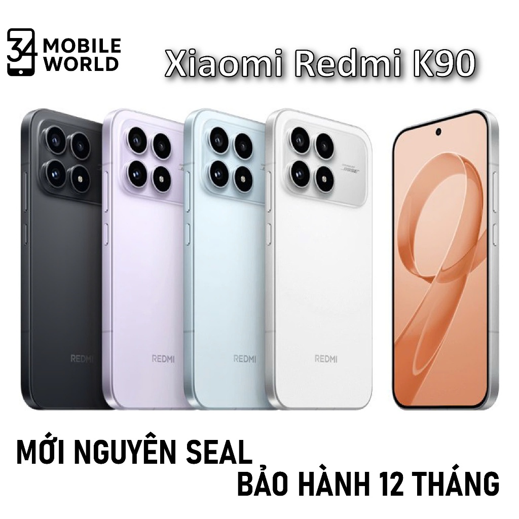 Điện thoại Xiaomi Redmi K90 5G New Sealbox bản nội địa chip Snapdragon 8 Elite mới nhất 2025 | BigBuy360 - bigbuy360.vn