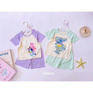 BỘ NGẮN THUN LẠNH SIÊU MỀM MÁT CHO BÉ TRAI BÉ GÁI 8-30kg | ANHMY BABY