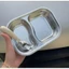 Khay ăn dặm 2 ngăn cho bé kèm thìa muỗng, chất liệu inox cao cấp - tiện dụng, an toàn
