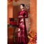 Áo Dài Mẹ Sui Uyên ương vàng, Lụa Ruby Cao Cấp Đính Kết Đá Cổ & Tay Sang Trọng MC11