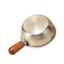 Xoong,nồi mini không có nắp, chất liệu inox304, có tay cầm bằng gỗ cách nhiệt - tiện dụng, đa năng