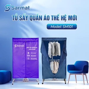 Máy sấy, tủ sấy quần áo Hichiko, công suất mạnh 2300W sấy cực nhanh khử mùi hiệu quả SM101