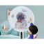 Combo 5 Lưới Vải Bọc Lồng Quạt Máy Hình Dễ Thương Dây Rút, Dây Chun An Toàn Cho Bé, Lồng Bọc Quạt.