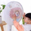 Combo 5 Lưới Vải Bọc Lồng Quạt Máy Hình Dễ Thương Dây Rút, Dây Chun An Toàn Cho Bé, Lồng Bọc Quạt.