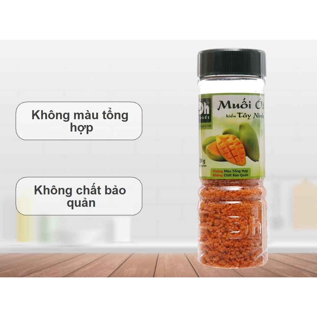 Muối Tôm DH Food Tây Ninh Chính Hãng, Muối Chấm Trái Cây Hải Sản Cay Nồng Đậm Vị