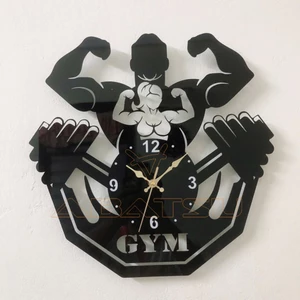 Đồng Hồ Treo Tường Hình Tập Gym Abatsu – Biểu Tượng Sức Mạnh & Kiểu Cách Cho Phòng Tập Của Bạn