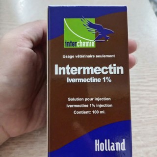 Combo 2 chai Intermectin hoặc Intermectin Super -  Interchemie Hà Lan dung dịch dùng trong thú y