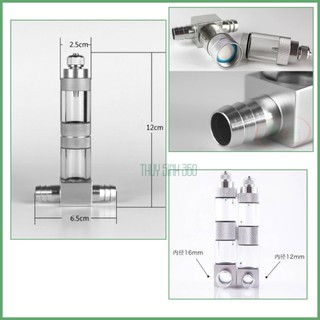 Trộn CO2 Chữ T Mufan - Fi 12/16 - Dùng Cho Bể Thủy Sinh