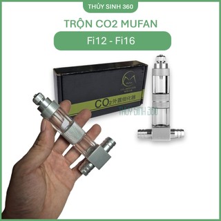 Trộn CO2 Chữ T Mufan - Fi 12/16 - Dùng Cho Bể Thủy Sinh
