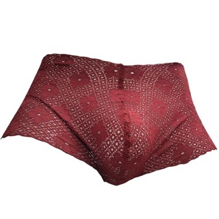 Q280 - Quần boxer ren nâu đỏ dành cho nam