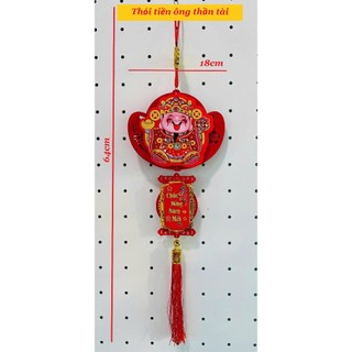 [Mẫu mới 2026] Dây treo Tết Thỏi Tiền Ông Thần Tài trang trí decor Tết, nhà cửa...