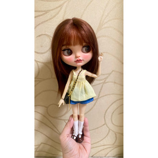 Set áo dây vàng kèm váy size blythe,xinyi,ob24