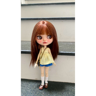 Set áo dây vàng kèm váy size blythe,xinyi,ob24