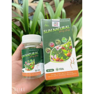 Giảm Cân Hoàng Cung Slim Natural Dành Cho Cơ Địa Khó Giảm Hộp 30 viên TPCN.24H