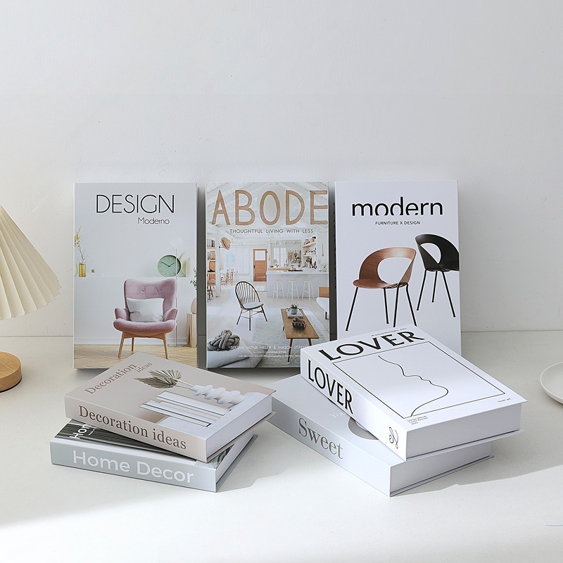 Mẫu mới nhất combo 4 cuốn sách mô hình decor trang trí phụ kiện chụp ảnh decor quán cà phê