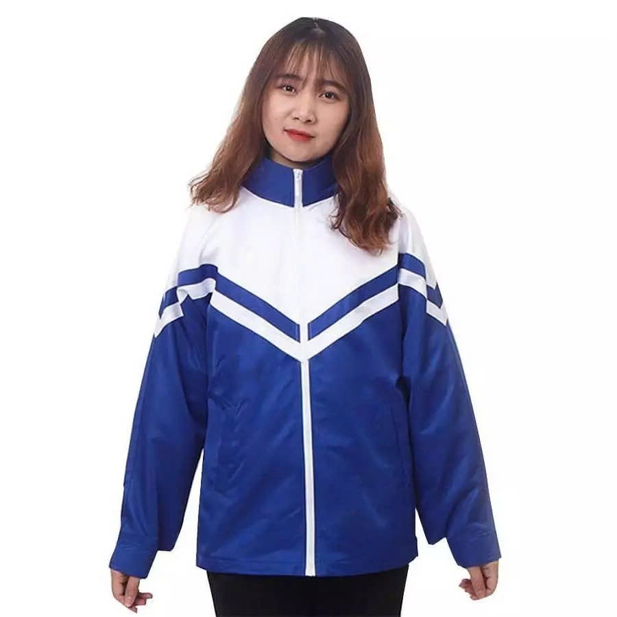 Áo Khoác - Gió Đồng - Phục Học Sinh - Áo Học Sinh Mùa Đông Pha Chéo Cánh Dơi 2 Lớp Màu Sắc Chuẩn Mẫu