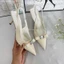 Giày Cao Gót Nữ 6p Chất Da Bóng Phối Nơ Đá Sang Trọng Hàng Cao Cấp G88