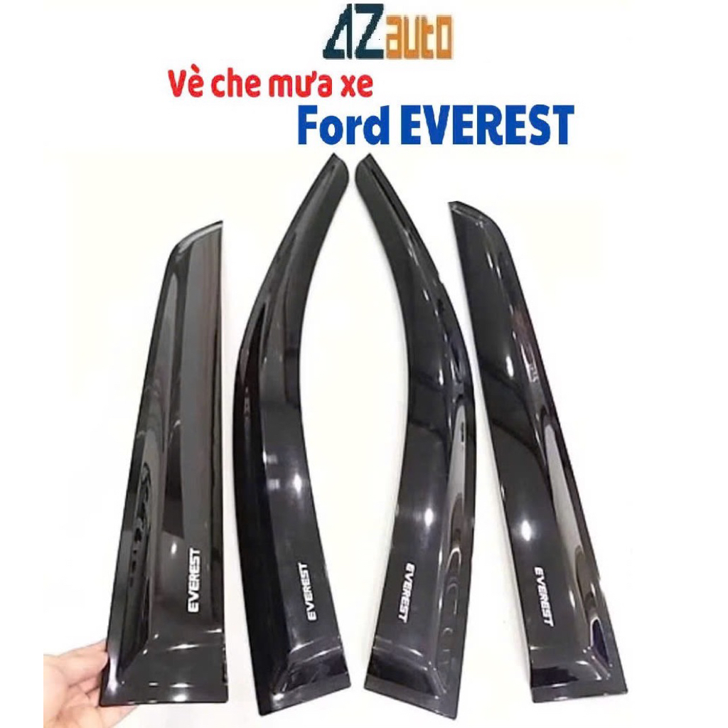 Vè che mưa xe Ford Everest 2022-2026 nhựa ABS hàng cao cấp