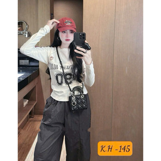 QCL1 #145 Áo thun số 90 dài tay phối sọc siêu hot(Freesz)
