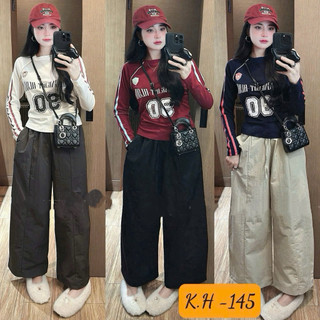 QCL1 #145 Áo thun số 90 dài tay phối sọc siêu hot(Freesz)