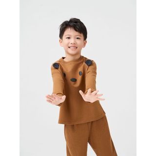 Bộ đồ dài thu đông cho bé YODY hình gấu vải mềm mại ấm áp BCHS25F010