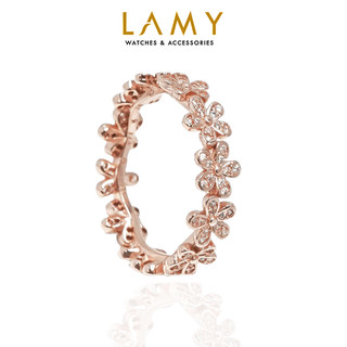 Nhẫn bạc nữ LAMY Stone Attach Chrysanthemum Ring 8044