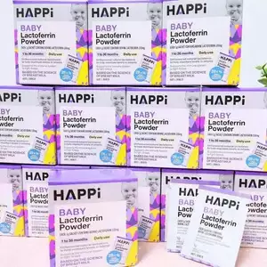 . Bột hỗ trợ đề khág, miễn dịch cho bé từ 1- 36 tháng HAPPi chứa LACTOFERRIN 28 gói