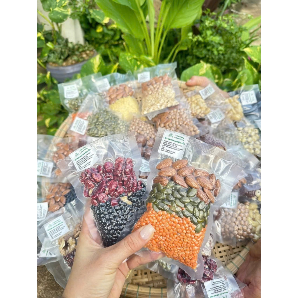 Set 30 Ngày Các Hạt Dinh Dưỡng Nấu Sữa Mix Sẵn, Set Hạt Làm Sữa Đồ Ăn Dặm Cho Bé Nấu Sữa