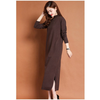 Đầm Len Dáng Dài Cổ Lọ Basic Thanh Lịch VH69