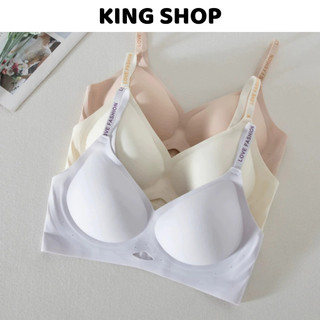Combo 2 Áo Ngực Nữ Su Dây Viền Chữ Không Gọng Mút Mềm, Áo Lót Mát Nâng V1 Tự Nhiên King Shop A-960