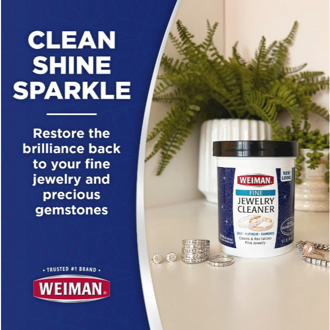 WEIMAN DUNG DỊCH VỆ SINH,ĐÁNH BÓNG TRANG SỨC 6 FL oz (Mẫu mới 2025)