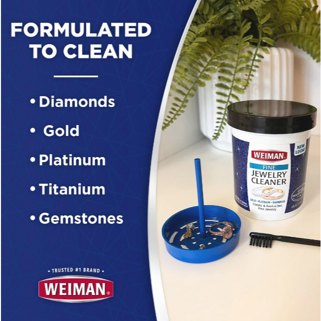WEIMAN DUNG DỊCH VỆ SINH,ĐÁNH BÓNG TRANG SỨC 6 FL oz (Mẫu mới 2025)