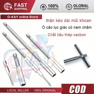 Đầu Nối Dài Bắn Vít Chuôi Lục Giác - 75mm, 100mm, 150mm
