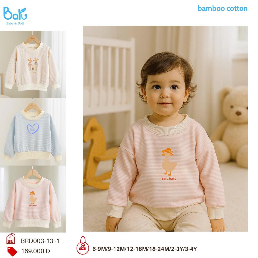 Áo cổ tròn dài tay BRD003-13-1