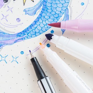 Combo 3 Bộ Bút Brush Đa Năng, Bút Decor Pen CLASSMATE Nhiều Đầu Ngòi Viết Calligraphy, Trang Trí Sổ, Take Note, Bullet