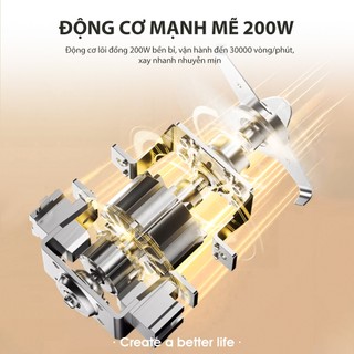 (MỚI) Máy Xay Hạt Khô Đa Năng Samono SW-FG50S Công Suất 200W 2 Lưỡi, Xay Các Loại Hạt, Coffee, Ngũ Cốc