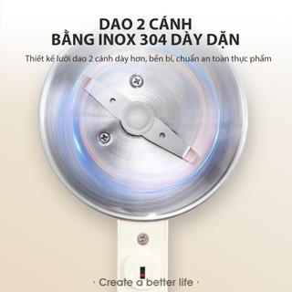 (MỚI) Máy Xay Hạt Khô Đa Năng Samono SW-FG50S Công Suất 200W 2 Lưỡi, Xay Các Loại Hạt, Coffee, Ngũ Cốc