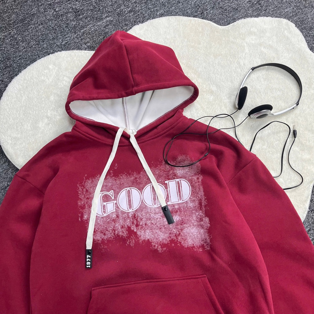 Áo Hoodie Lót Lông Nhung 40-68kg, Chất Dầy Đẹp