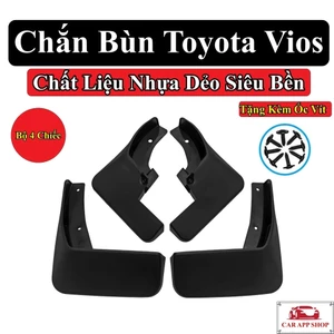 Chắn Bùn Vios 2008 - 2025 Chất Liệu Nhựa Dẻo Siêu Bền Tặng Kèm Thêm Ốc Vít